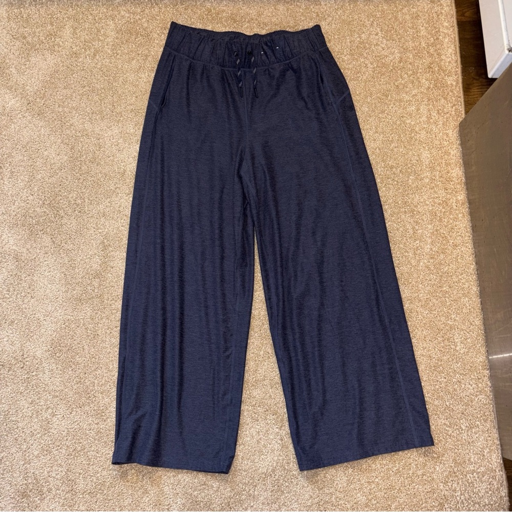 FLX large Cozy Wide Leg Lounge Pants - Deep Blue